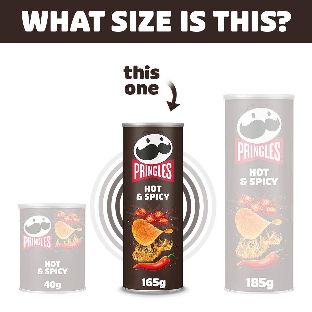 Tote Bag + Pringles Hot & Spicy - 8x 165g