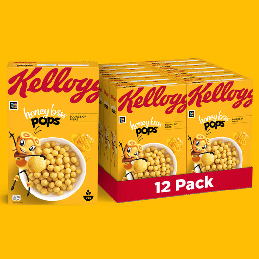 Kellogg's Honey Bsss Pops - 12x 400g