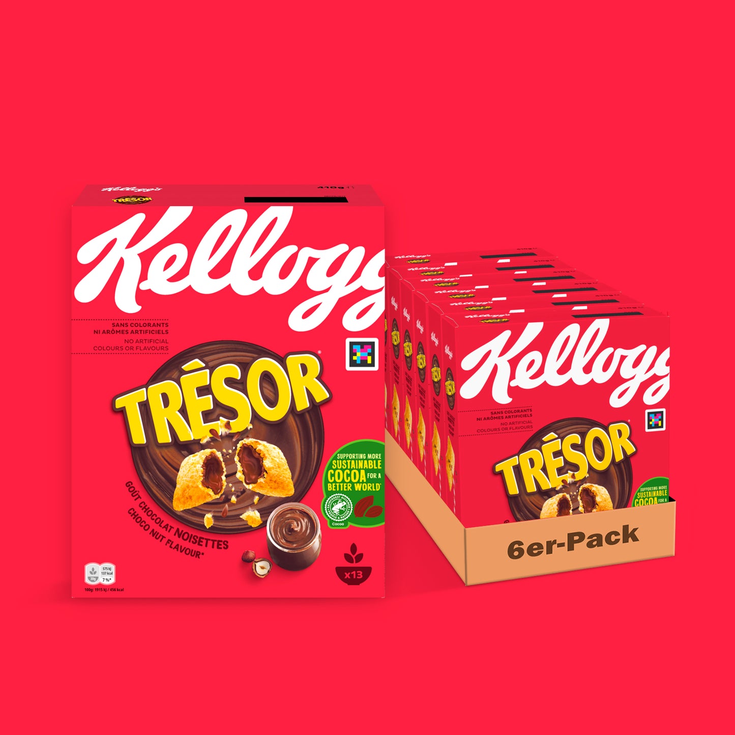 Kellogg's Tresor Choco Nut - 6x 410g