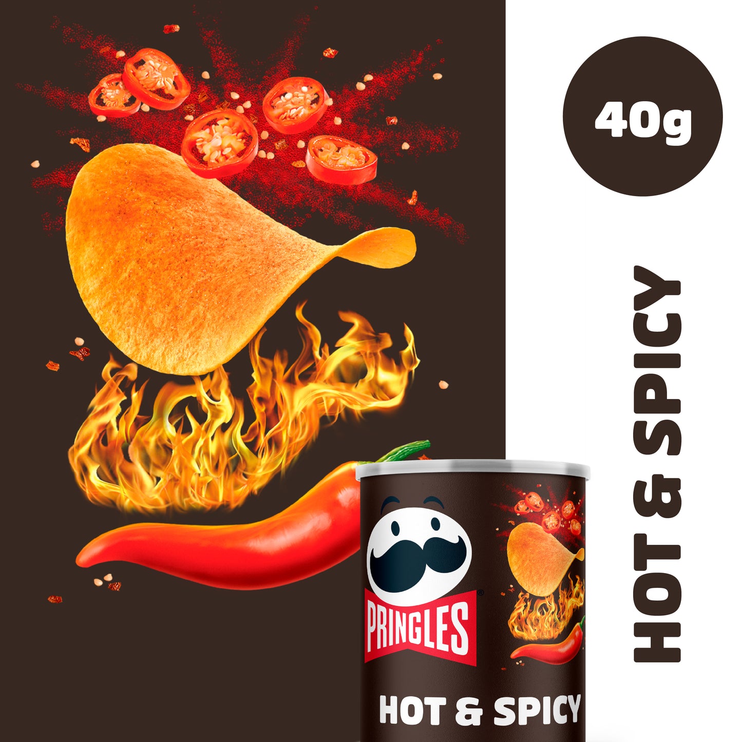 Pringles Hot & Spicy - 24x 40g