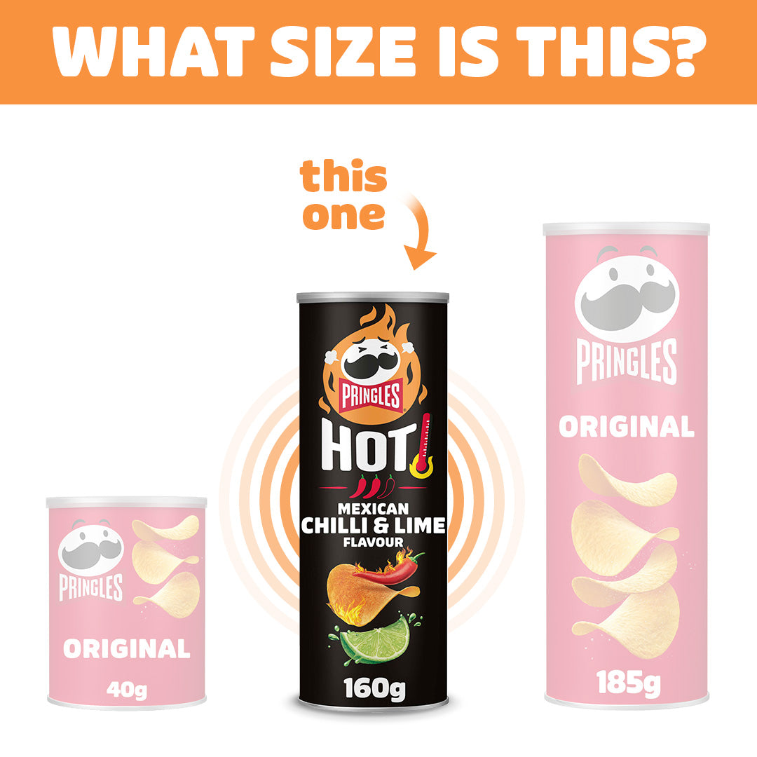 Pringles Hot Mexican Chilli & Lime Flavour - 160g