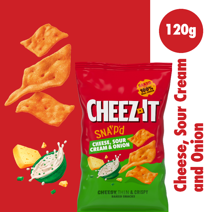 Cheez-it Cheese Sour Cream & Onion - 120g