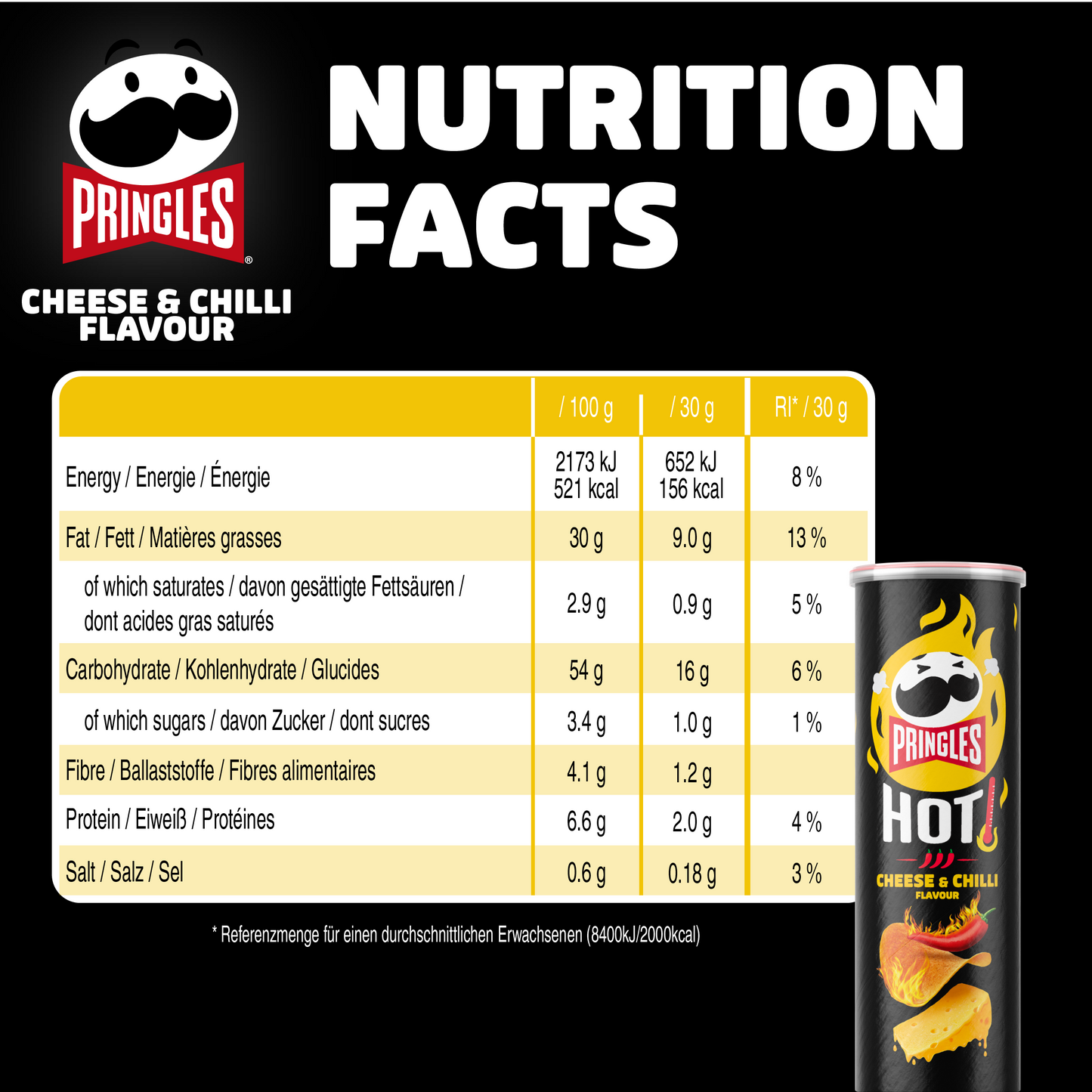 Pringles Original Hot Mix - 5x 160g