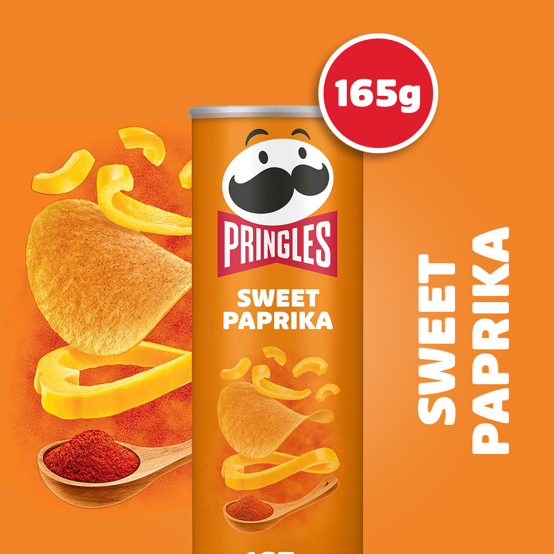 Pringles Sweet Paprika - 8x 165g