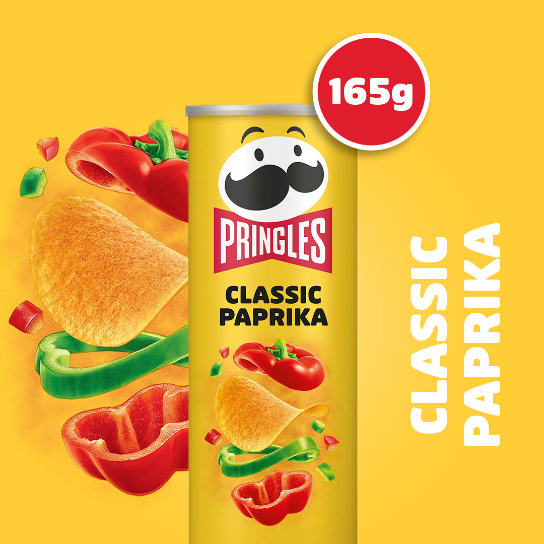 Pringles Classic Paprika - 8x 165g