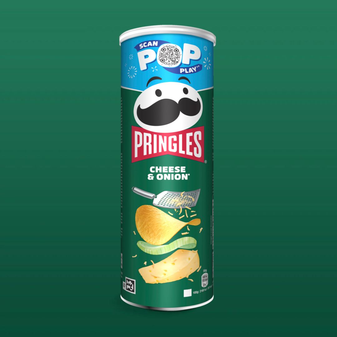 Pringles Cheese & Onion - 8x 165g