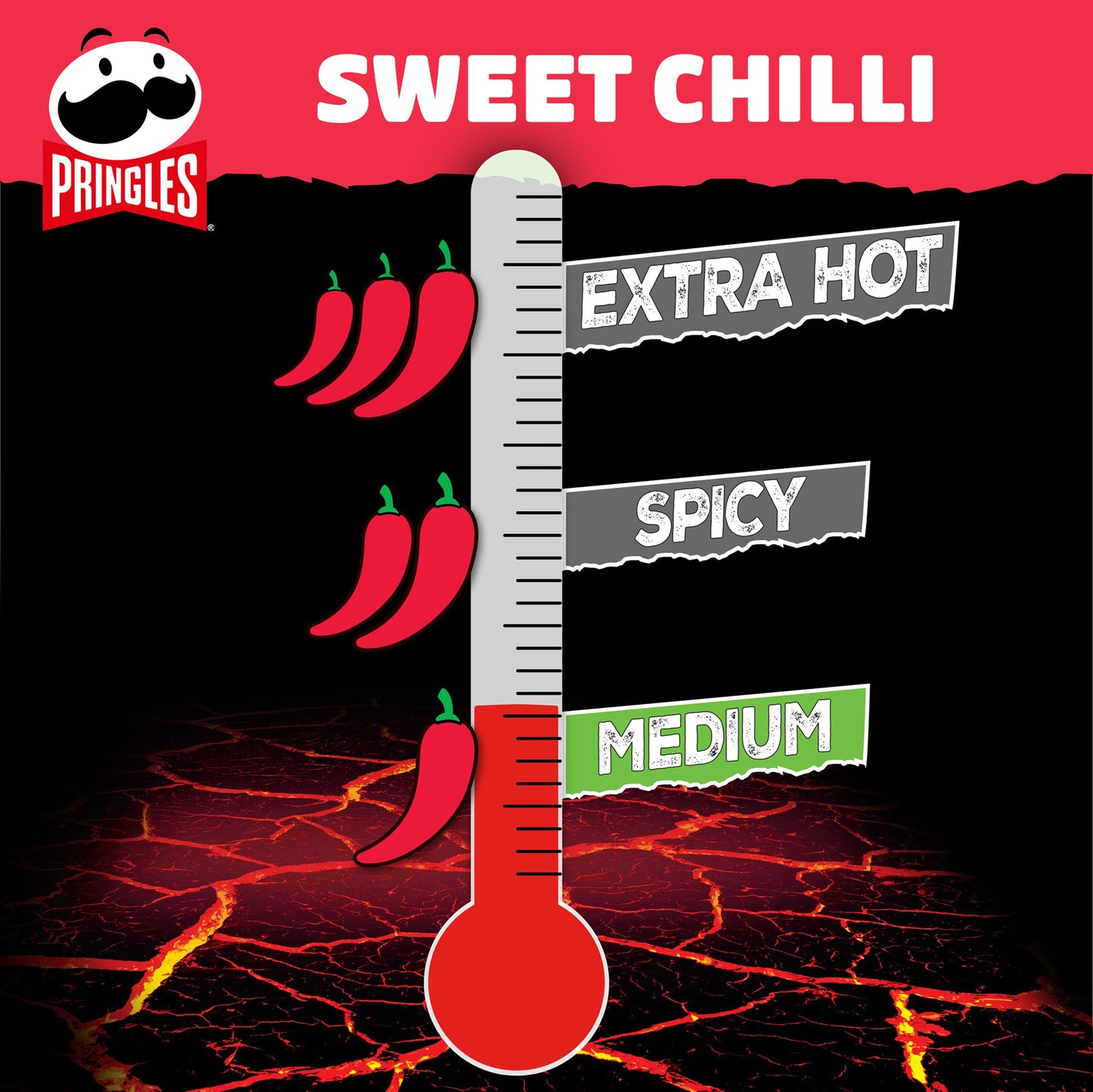 Pringles Hot Sweet Chilli - 8x 160g
