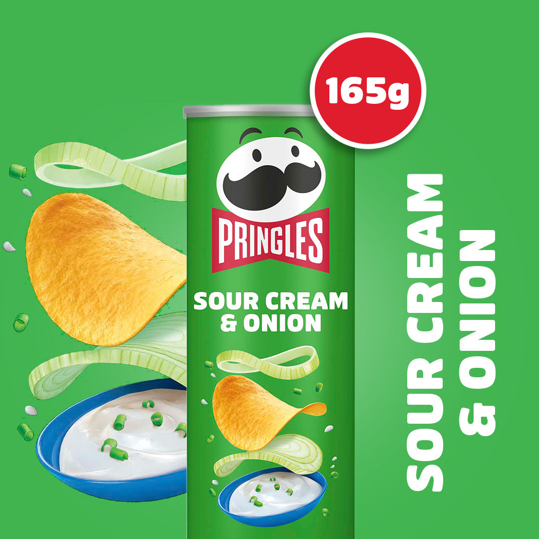 Tote Bag + Pringles Sour Cream & Onion - 8x 165g
