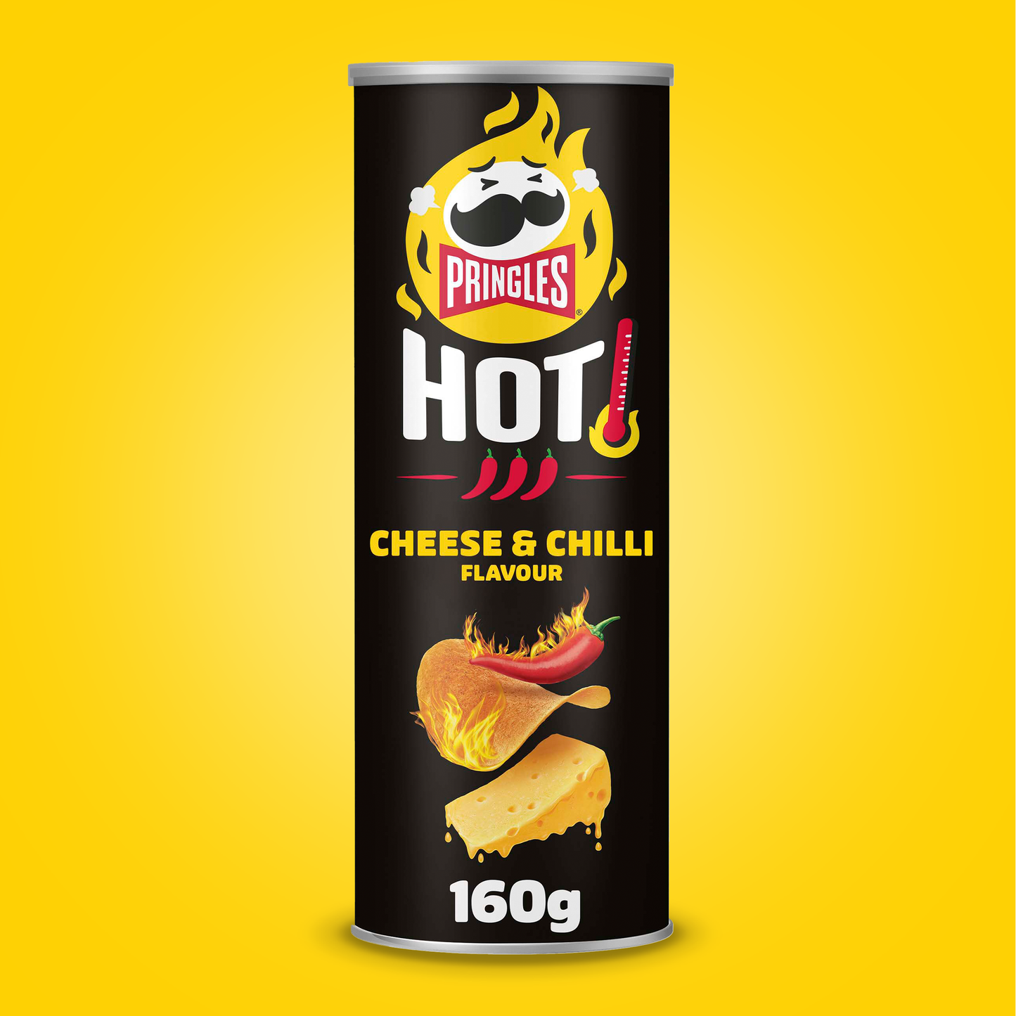 Pringles Hot Cheese & Chilli - 8x 160g