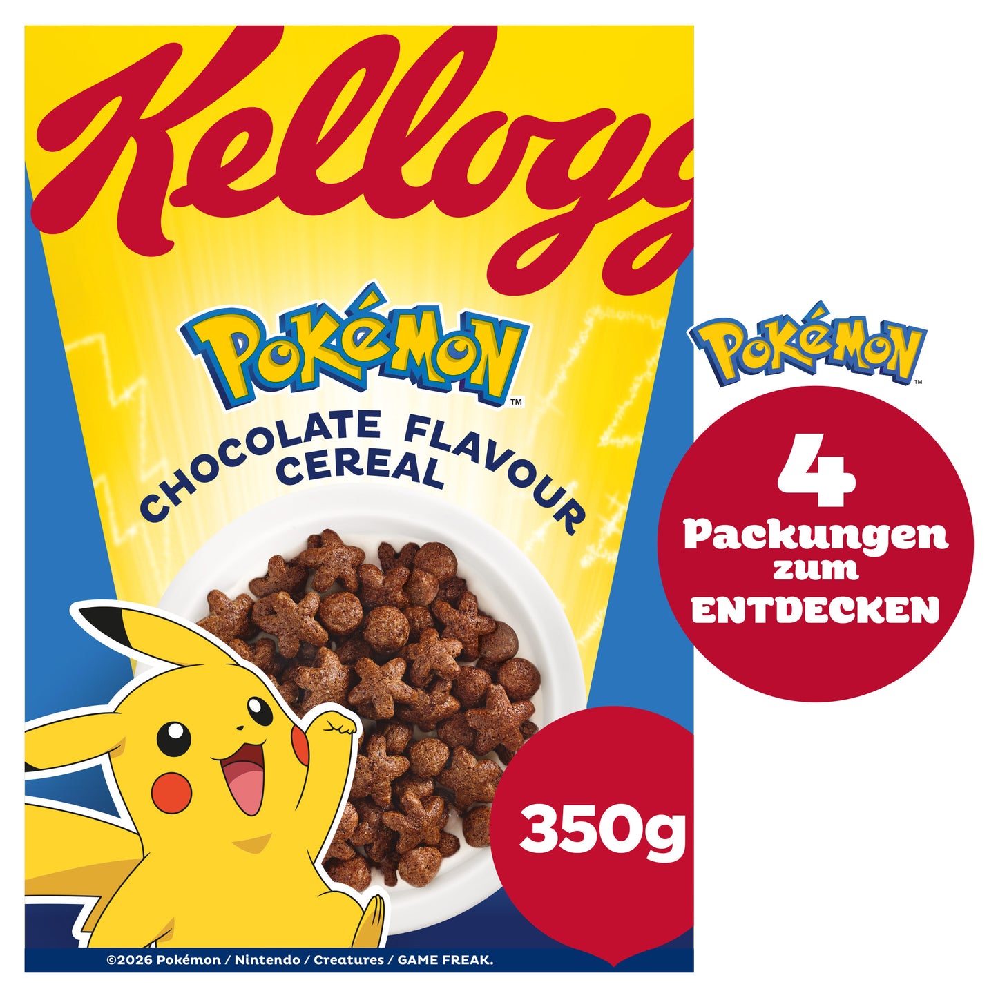 Kellogg's Pokemon - 4x 350g