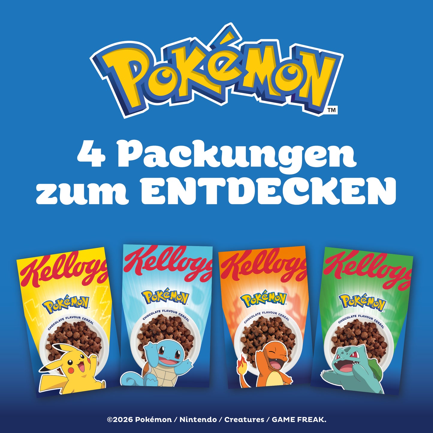 Kellogg's Pokemon - 4x 350g