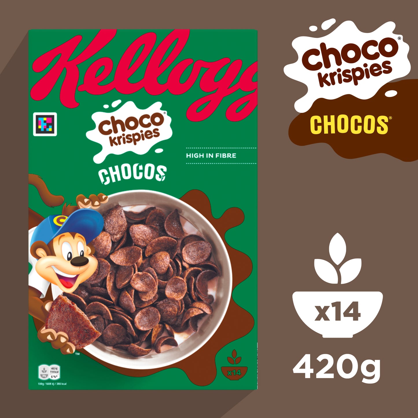 Kellogg's Choco Krispies Chocos - 6x 420g