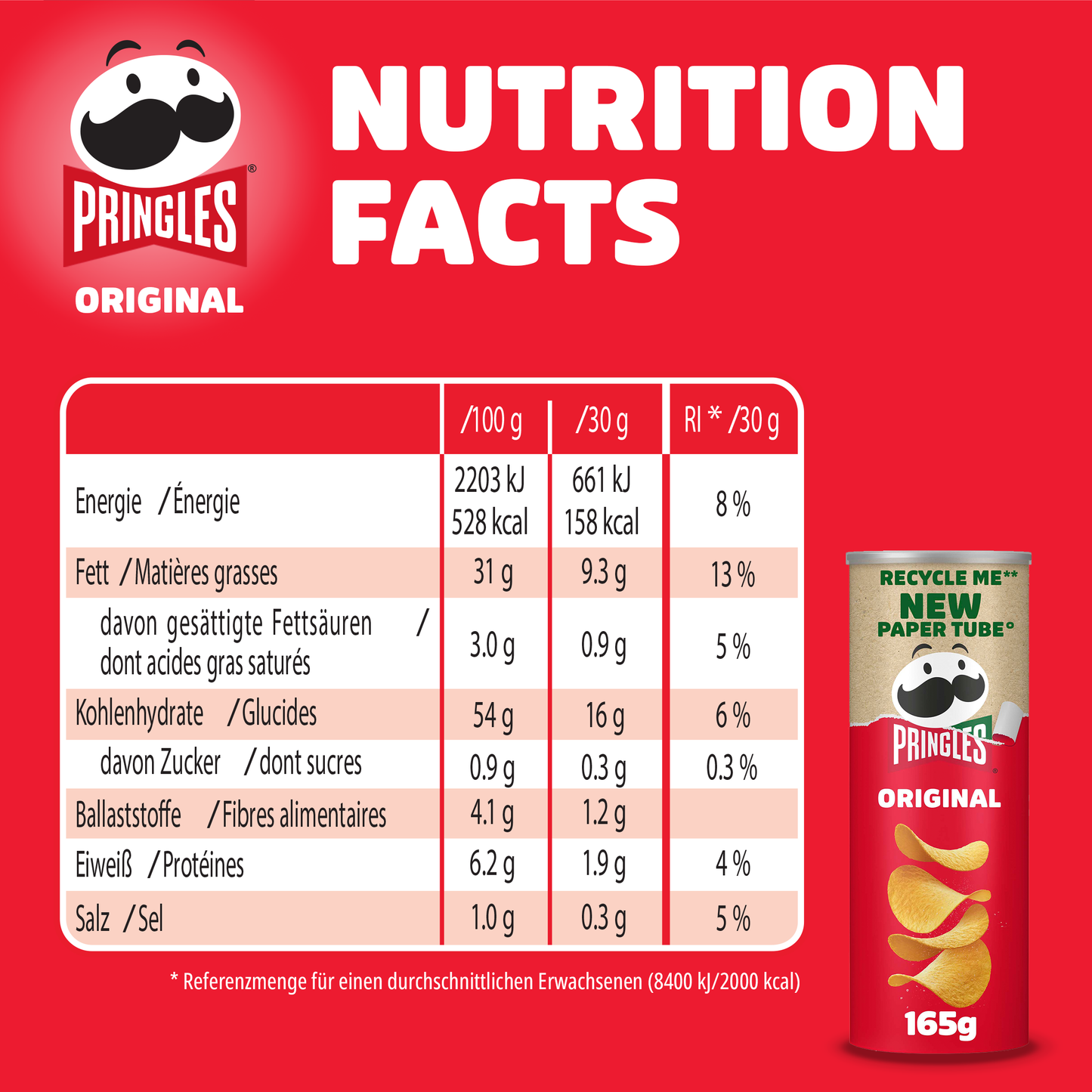 Pringles Original Classics - 11x 165g